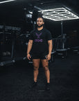 Stoic T-Shirt - Black/Purple