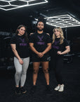 Stoic T-Shirt - Black/Purple