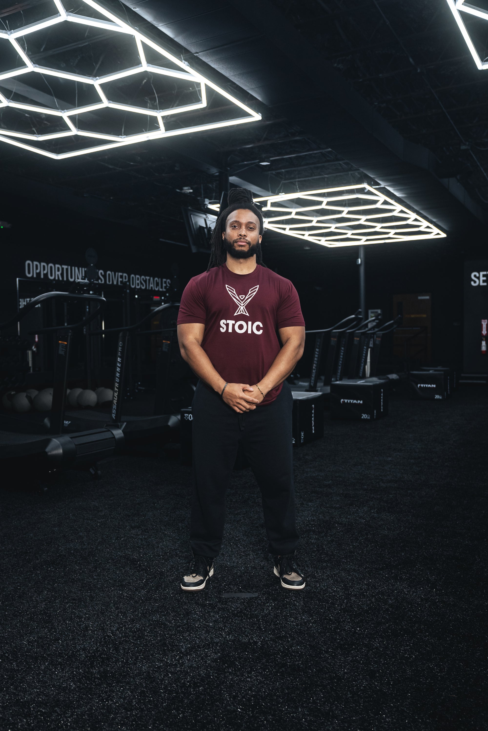Stoic T-Shirt - Maroon