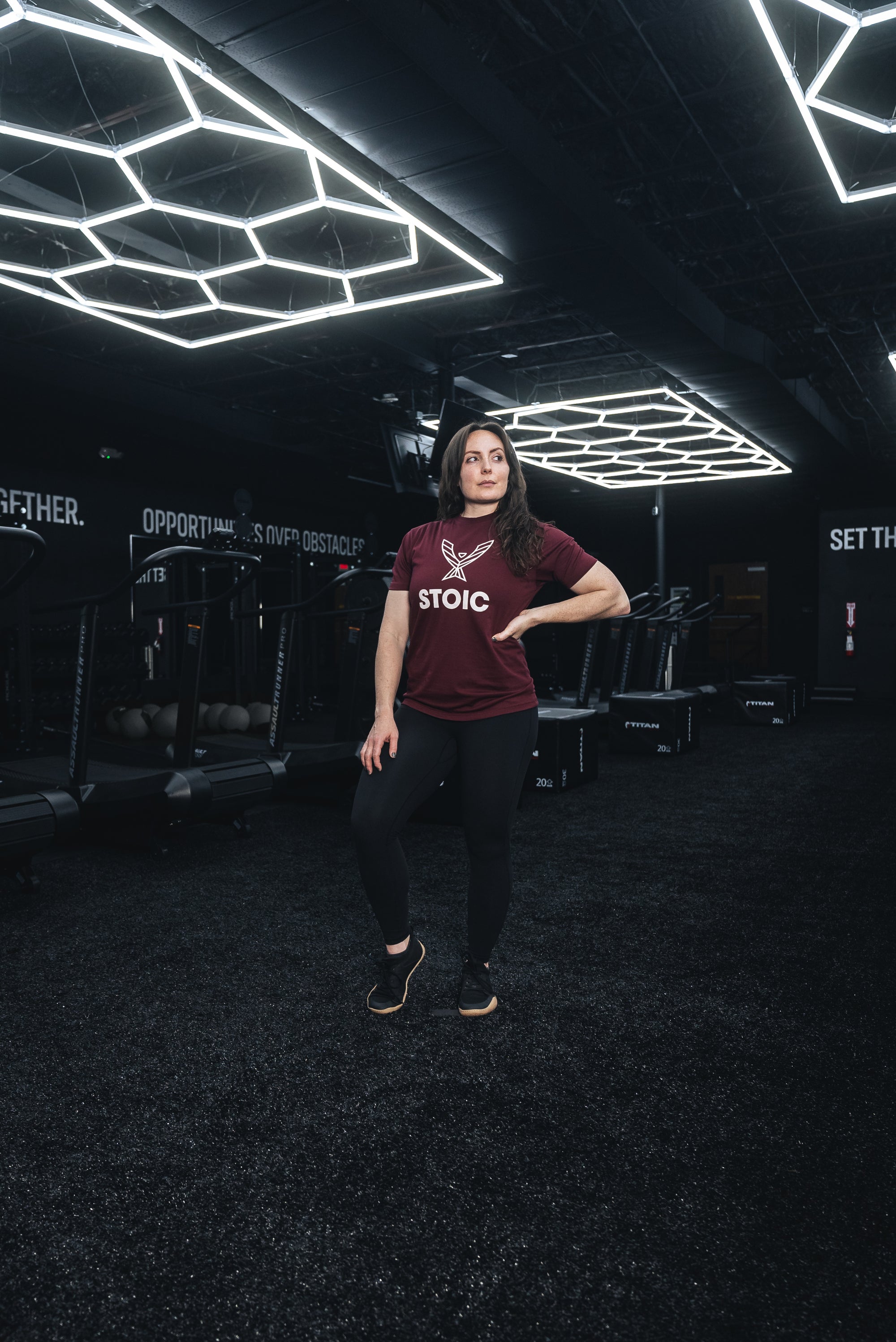 Stoic T-Shirt - Maroon