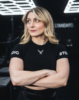 Stoic Competition Crop Top - Black