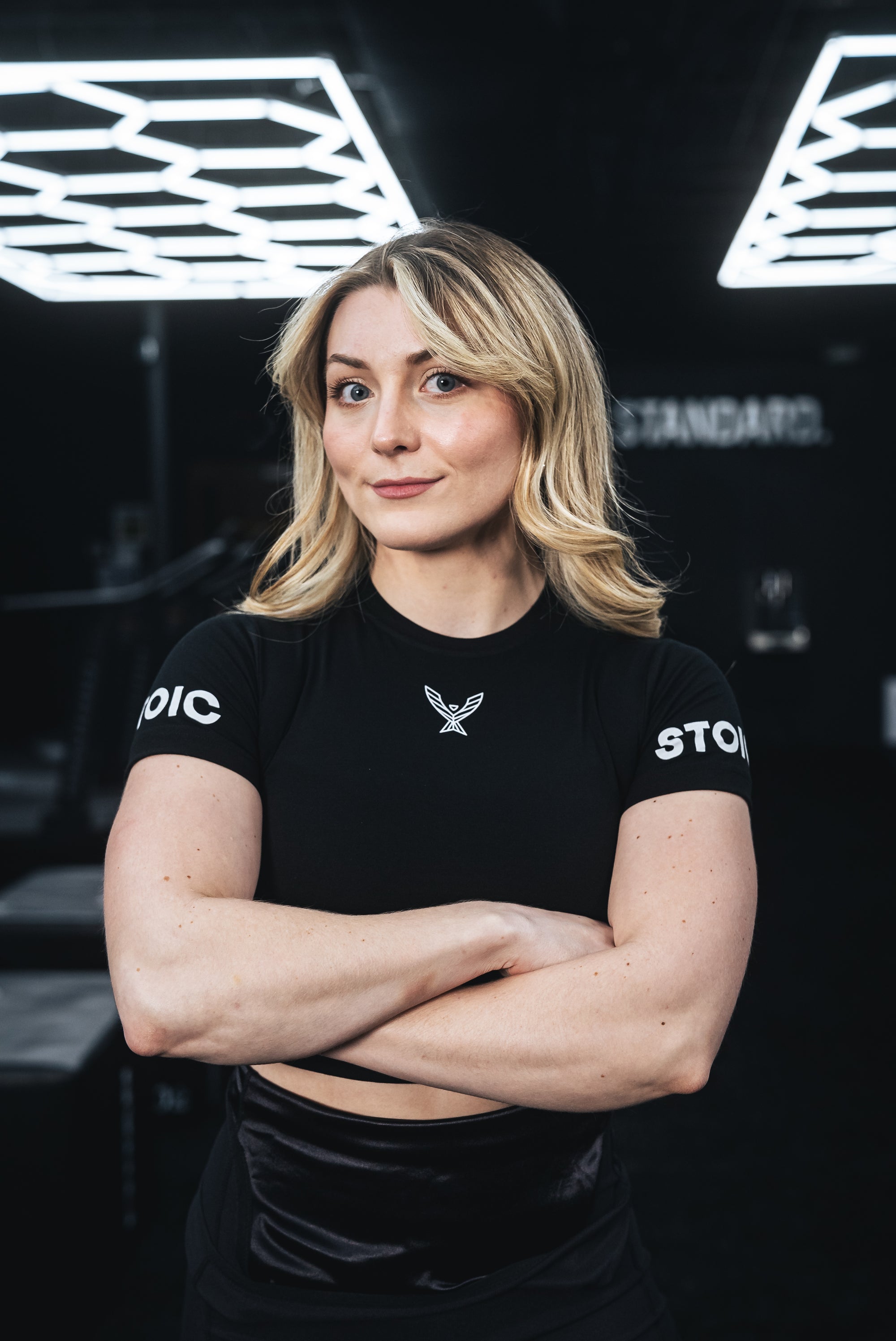 Stoic Competition Crop Top - Black