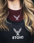 Stoic Competition Crop Top - Maroon