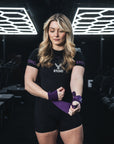 Stoic Competition Crop Top - Black/Purple