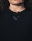 Stoic Competition Crop Top - Black/Purple