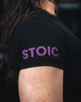Stoic Competition Crop Top - Black/Purple