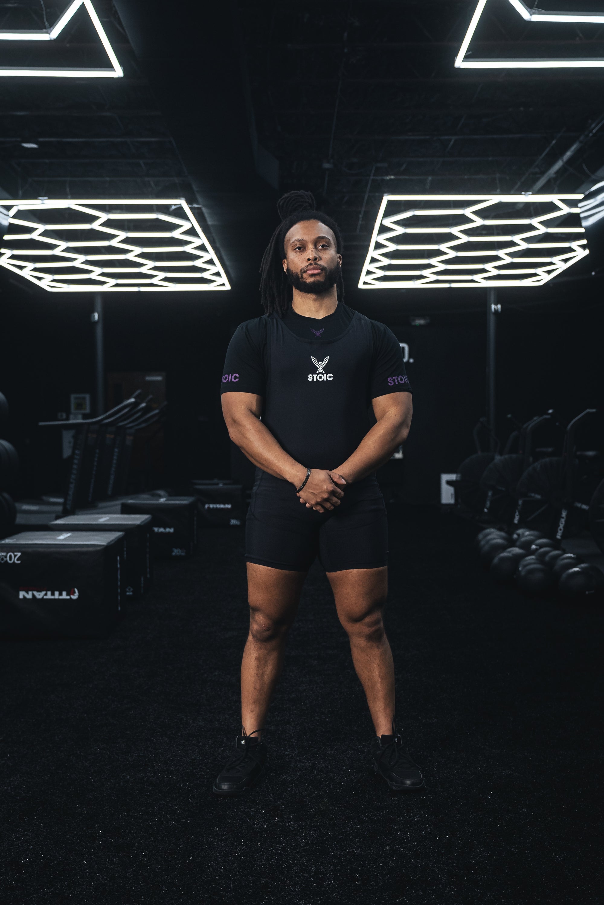 Stoic Competition T-Shirt - Black/Purple