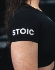Stoic Competition Crop Top - Black