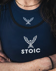 Stoic Competition Crop Top - Navy