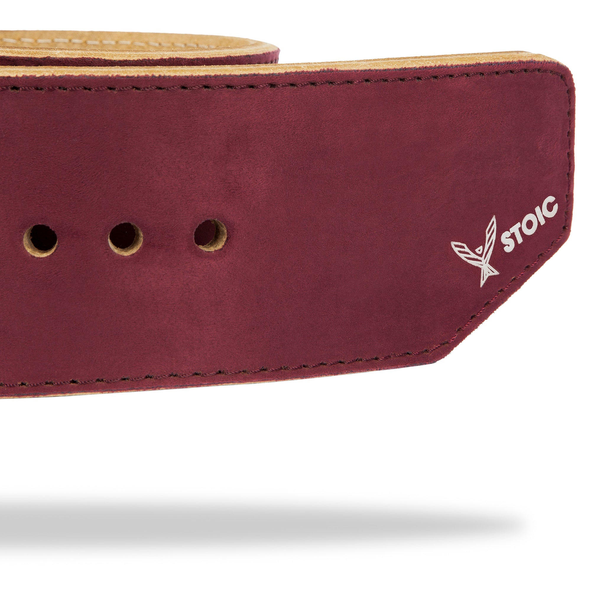 Stoic Powerlifting Prong Belt (10mm) - Maroon