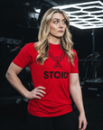 Stoic T-Shirt - Bloodline — close-up — Stoic Performance