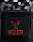 Stoic Wrist Wraps - Bloodline — back view — Stoic Performance