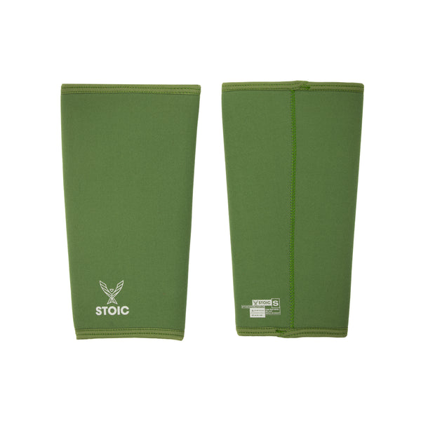 Stoic Knee Sleeves - Olive Drab — close-up — Stoic Performance