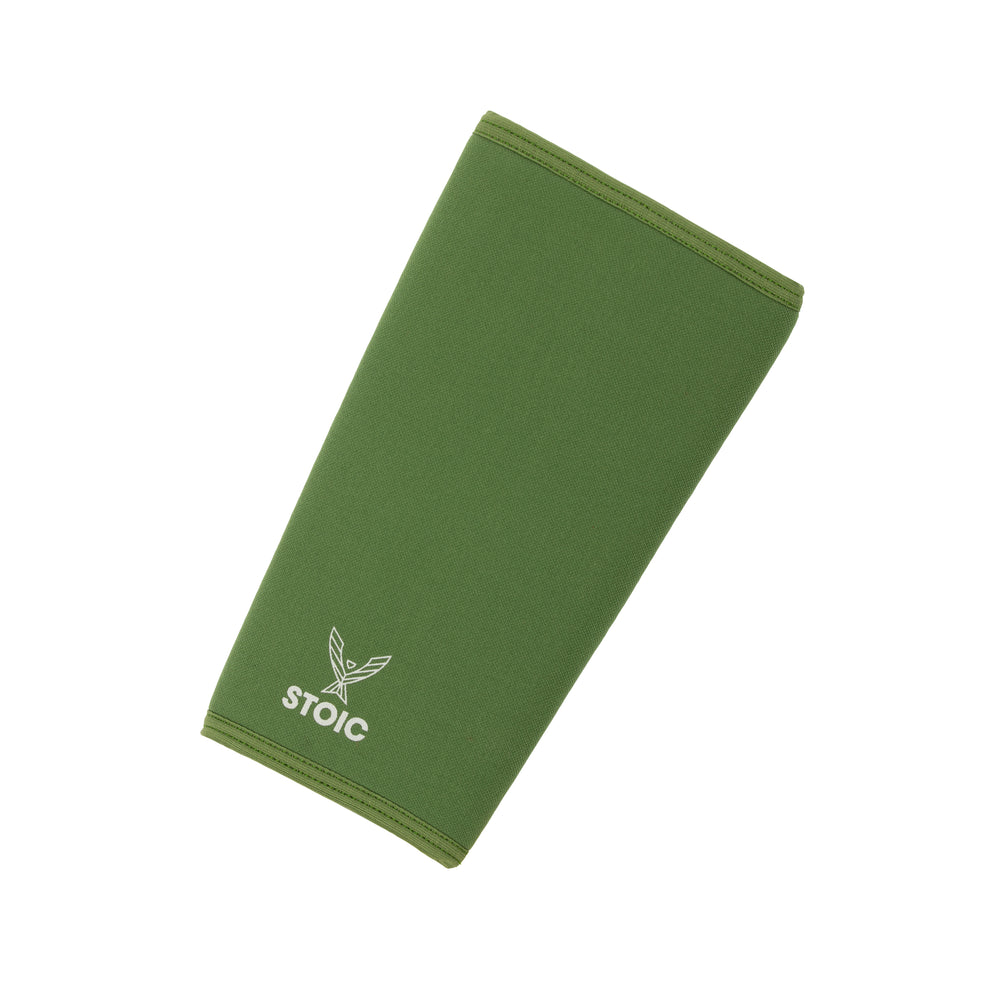 Stoic Knee Sleeves - Olive Drab — side view — Stoic Performance