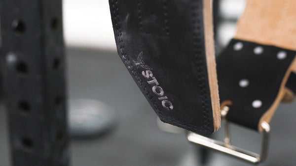 Stoic Powerlifting Prong Belt (10mm) — back view — Stoic Performance