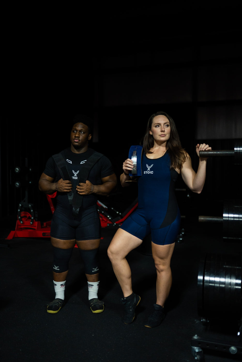 Stoic Singlet - Navy — view 9 — Stoic Performance