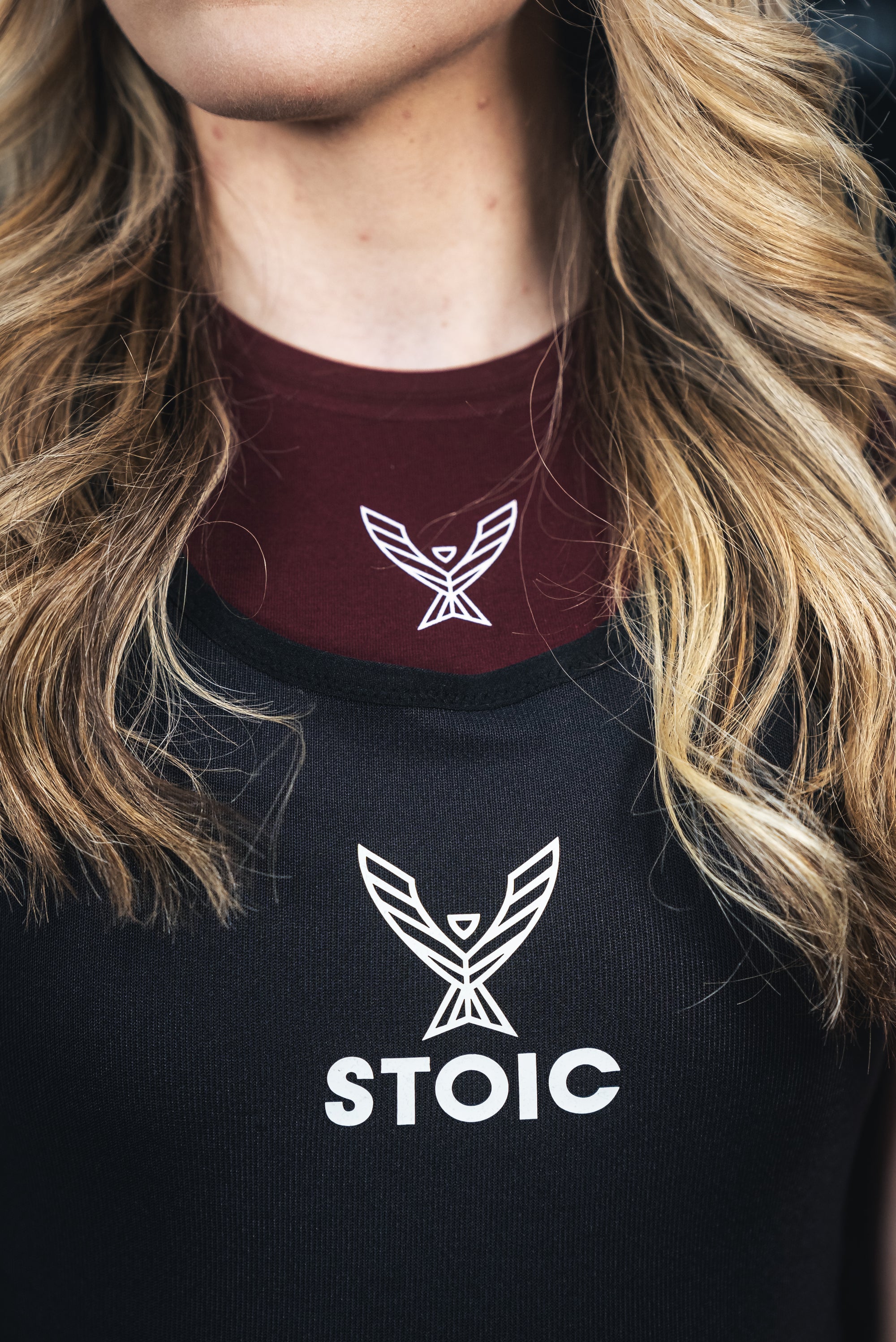 Stoic Competition Crop Top - Maroon