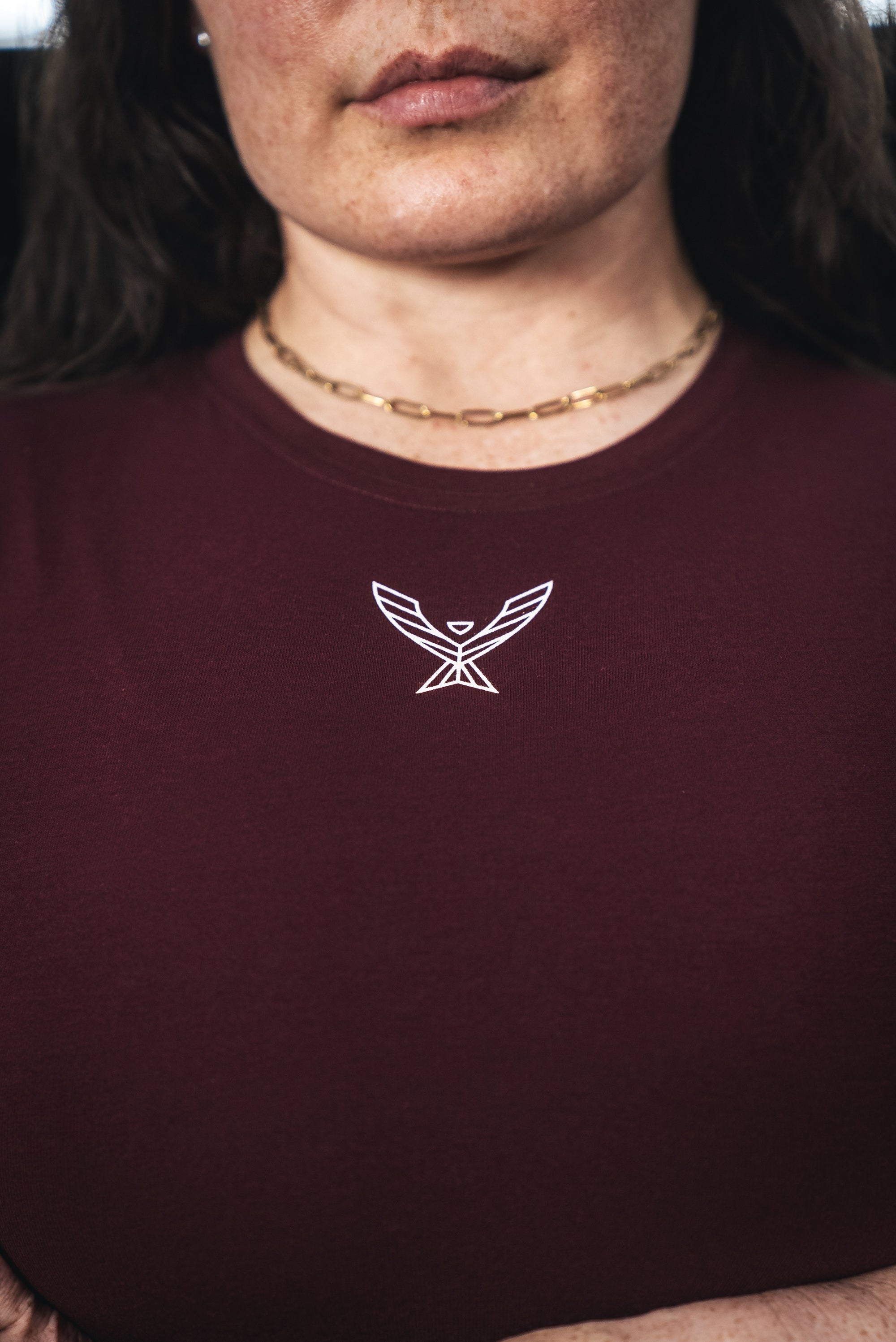 Stoic Competition Crop Top - Maroon
