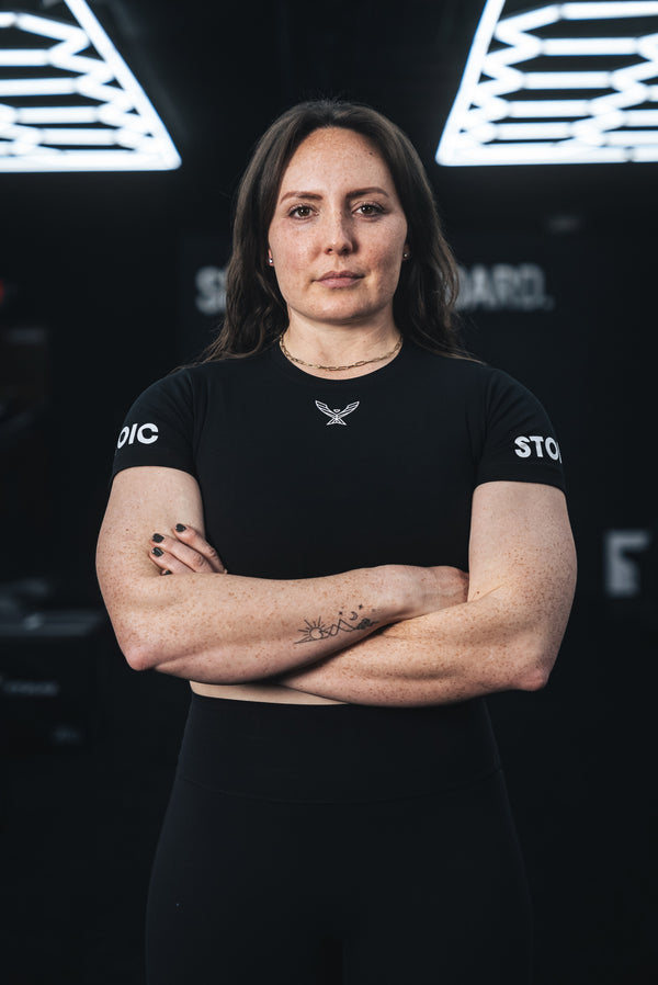 Stoic Competition Crop Top - Black — view 6 — Stoic Performance