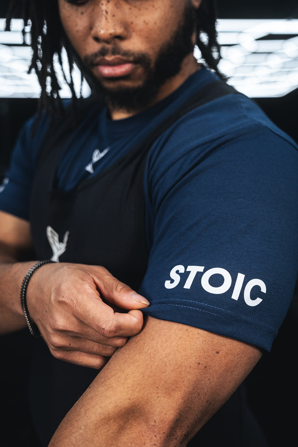 Stoic Competition T-Shirt - Navy — view 9 — Stoic Performance