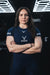 Stoic Competition Crop Top - Navy — front view — Stoic Performance