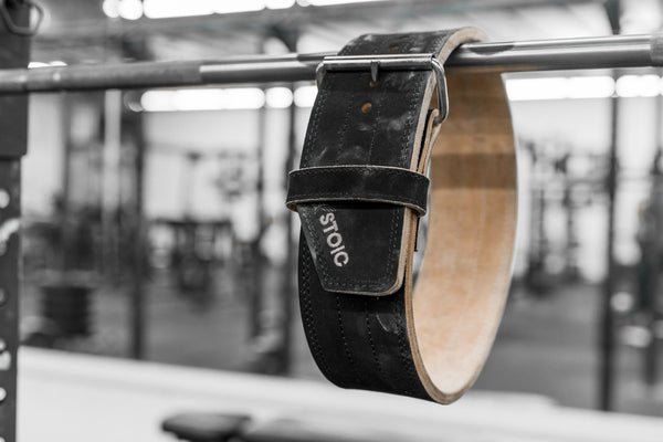 Stoic Powerlifting Prong Belt (13mm) — side view — Stoic Performance
