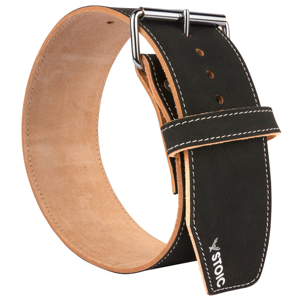 Stoic Weightlifting Prong Belt (6.5mm) — front view — Stoic Performance