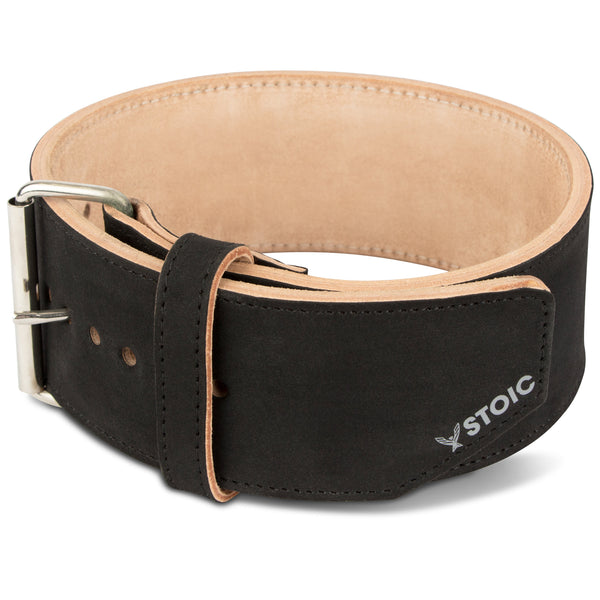 Stoic Powerlifting Prong Belt (13mm) — close-up — Stoic Performance