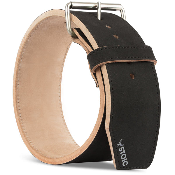 Stoic Powerlifting Prong Belt (13mm) — front view — Stoic Performance