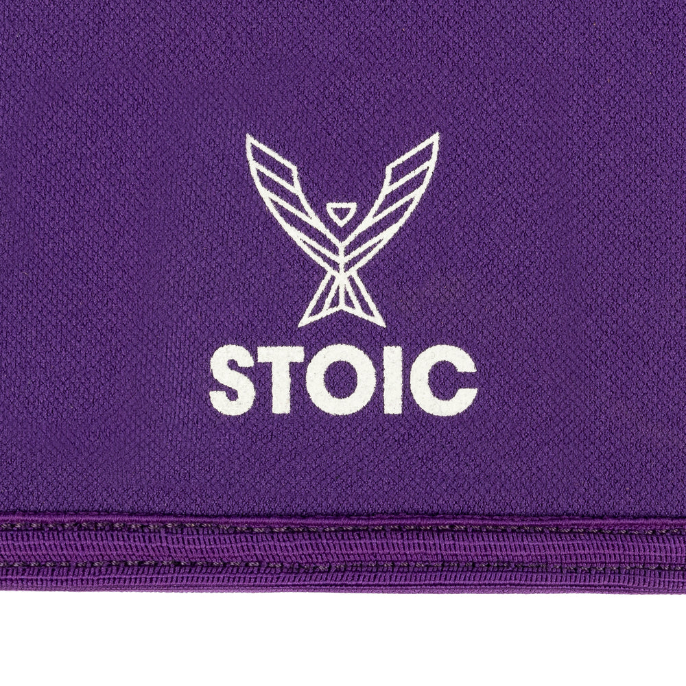 Stoic Knee Sleeves - Purple — back view — Stoic Performance