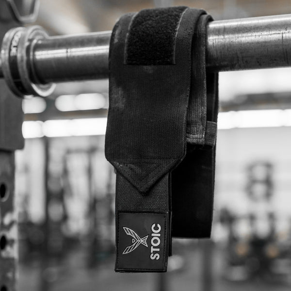 Stoic Wrist Wraps — back view — Stoic Performance