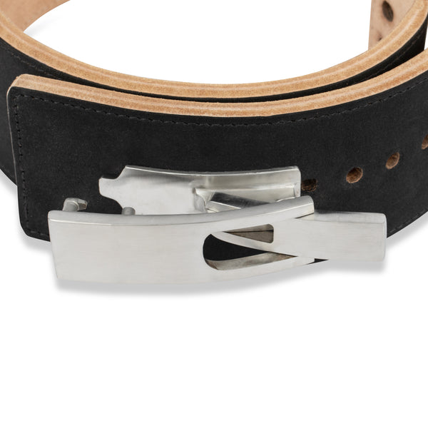 Stoic Lever Powerlifting Belt (13mm) — close-up — Stoic Performance