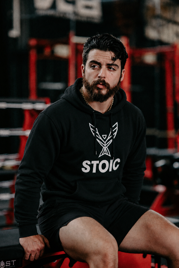 Stoic Hoodie — close-up — Stoic Performance
