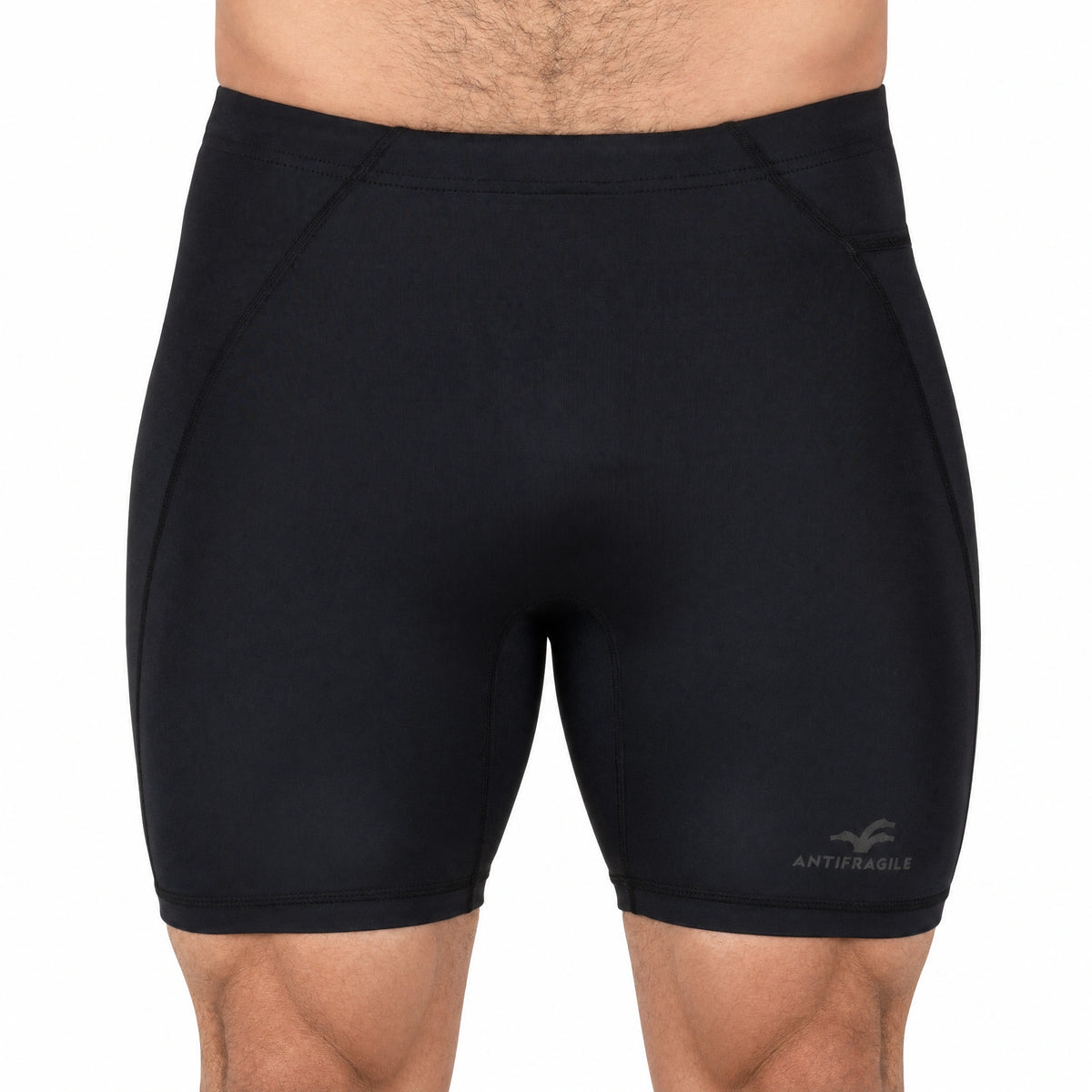 Antifragile Compression Shorts — front view — Stoic Performance