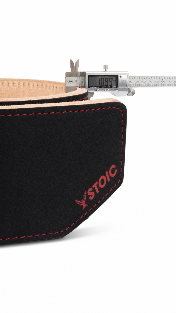 Stoic Powerlifting Prong Belt (10mm) - Bloodline — lifestyle photo — Stoic Performance