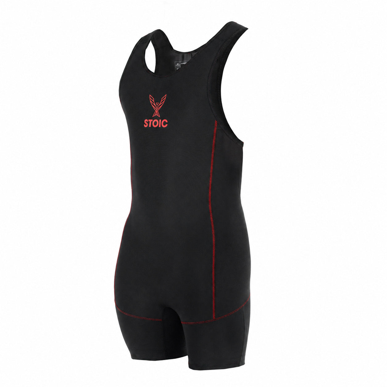 Stoic シングレット Stoic Powerlifting Singlet — Bloodline Red/Black