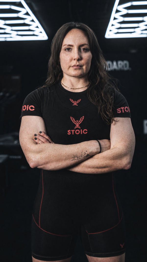 Stoic Singlet - Bloodline — back view — Stoic Performance
