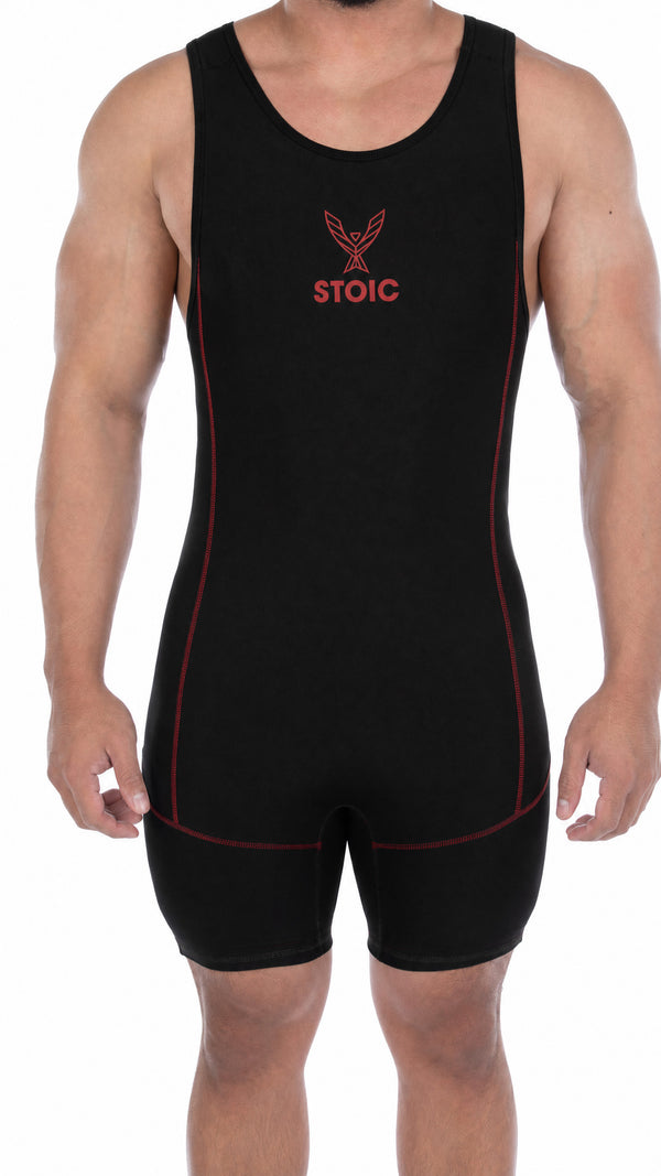 Stoic Singlet - Bloodline — side view — Stoic Performance