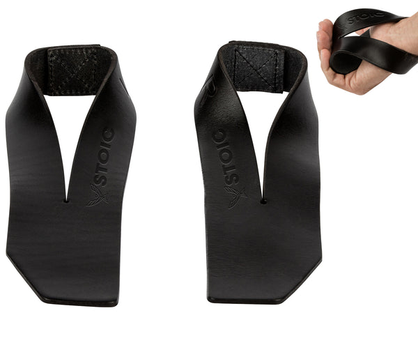 Stoic Lifting Straps — close-up — Stoic Performance